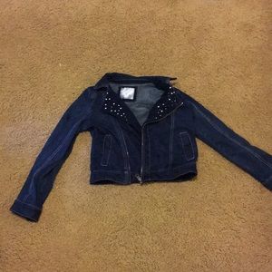 Justice size 8 denim jacket good condition.